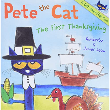 Pete the Cat Thanksgiving Lift-the-Flap Book for Kids
