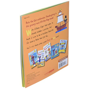 Pete the Cat Thanksgiving Lift-the-Flap Book for Kids
