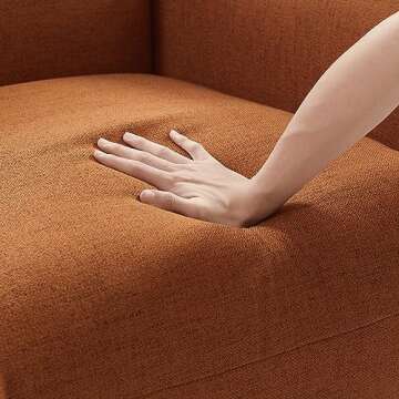 Dolonm Sherpa Modern Oversized Accent Chair in Curry