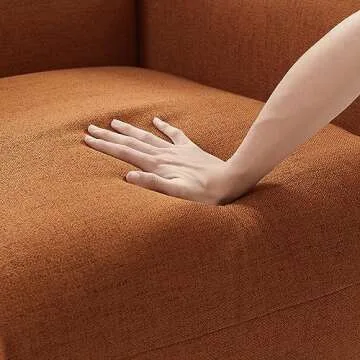 Dolonm Sherpa Modern Oversized Accent Chair in Curry