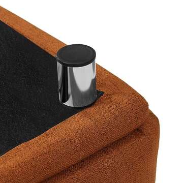 Dolonm Sherpa Modern Oversized Accent Chair in Curry