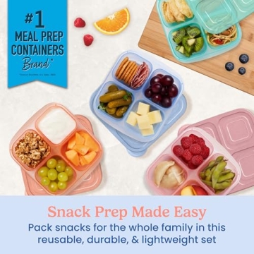 Bentgo Easyboxes 4-Compartment Snack Container Set
