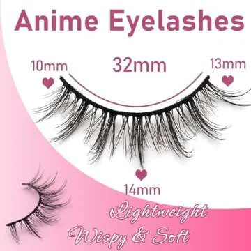 Losha Manga Lashes Fluffy Faux Mink 10 Pairs for Natural Glam