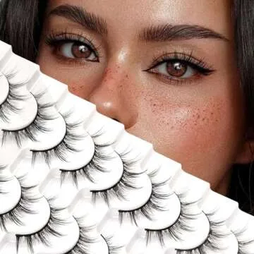 Losha Manga Lashes Fluffy Faux Mink 10 Pairs for Natural Glam