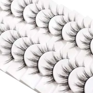 Losha Manga Lashes Fluffy Faux Mink 10 Pairs for Natural Glam