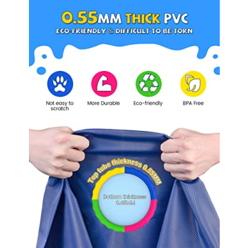 VISTOP Splash Pad for Kids & Dogs - Summer Fun Water Play