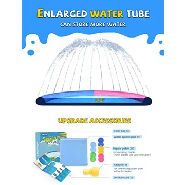 VISTOP Splash Pad for Kids & Dogs - Summer Fun Water Play