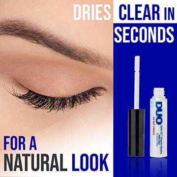 DUO Quick-Set Lash Adhesive - Fast-Drying, Water-Resistant Glue
