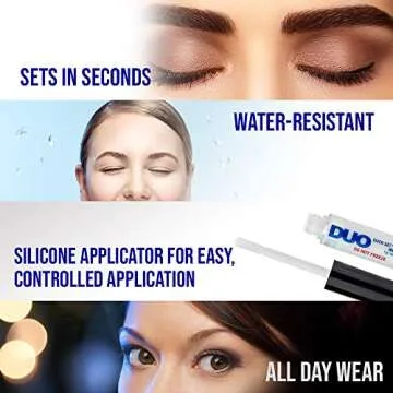 DUO Quick-Set Lash Adhesive - Fast-Drying, Water-Resistant Glue