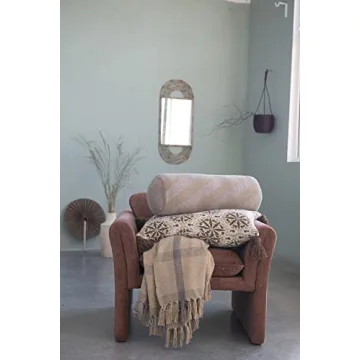 Hand-Carved Decorative Mango Wood Vase for Home