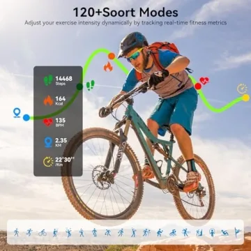 Jacoosa Smart Watch for Health and Style, 1.83" Display