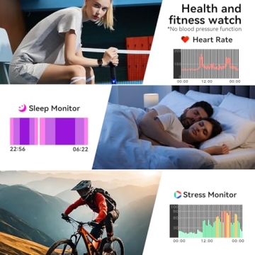 Jacoosa Smart Watch for Health and Style, 1.83" Display