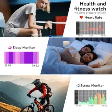 Jacoosa Smart Watch for Health and Style, 1.83" Display