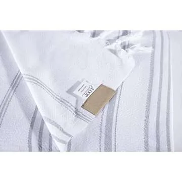 Loop Linen Cotton Bed Cover for Home Decor and Gifting