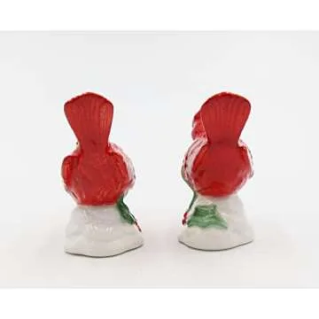 Cosmos Gifts Cardinal Salt and Pepper Set Perfect for Gifting