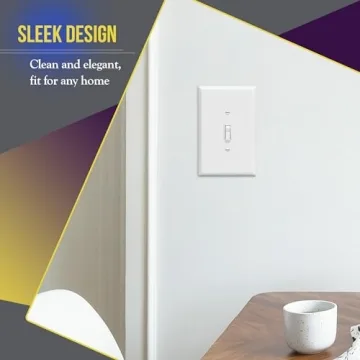 Premium Jumbo Toggle Light Switch Wall Plate for Easy Upgrade