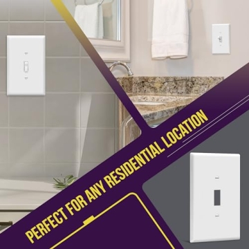 Premium Jumbo Toggle Light Switch Wall Plate for Easy Upgrade