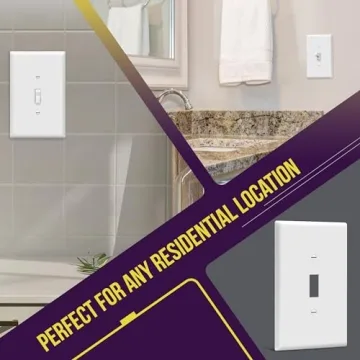 Premium Jumbo Toggle Light Switch Wall Plate for Easy Upgrade