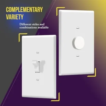 Premium Jumbo Toggle Light Switch Wall Plate for Easy Upgrade