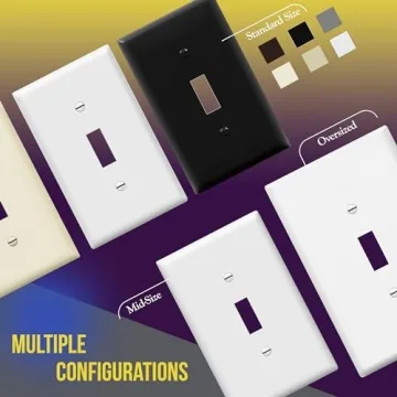 Premium Jumbo Toggle Light Switch Wall Plate for Easy Upgrade