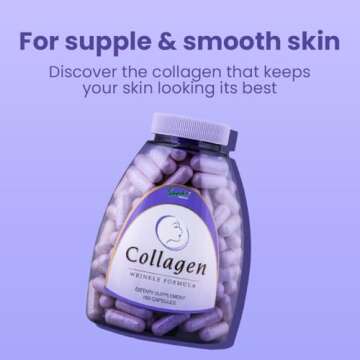 Sanar Naturals Collagen Pills with Vitamin C, E - for Hair, Skin, Nails, Joint Health, Reduce Wrinkl...