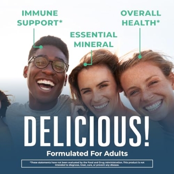 MaryRuth Zinc Gummies | Immune Support | Vegan | 30 Servings