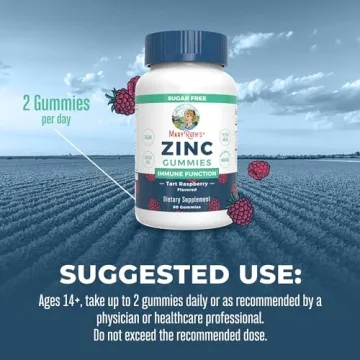 MaryRuth Zinc Gummies | Immune Support | Vegan | 30 Servings
