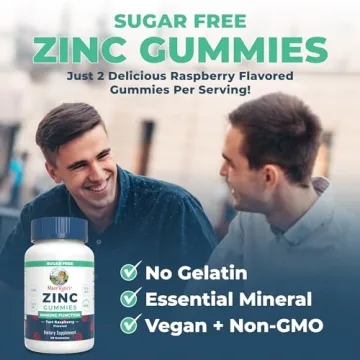 MaryRuth Zinc Gummies | Immune Support | Vegan | 30 Servings