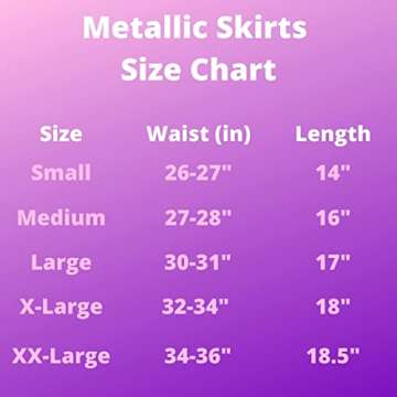 HDE Casual Flared Pleated Skater Skirt - Silver Holographic