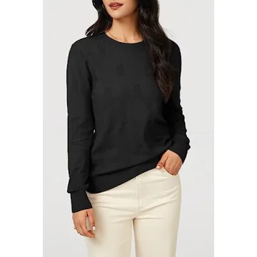 Arach&Cloz Women's 2024 Spring Long Sleeve Pullover