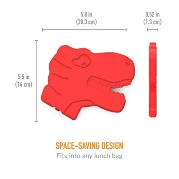 Bentgo Buddies Dinosaur Ice Packs 4-Pack for Lunch Boxes