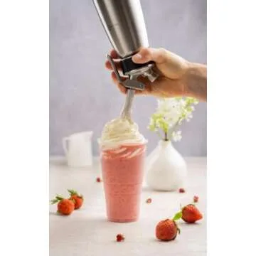 iSi Professional Whipped Cream Dispenser - 1 Quart Stainless Steel