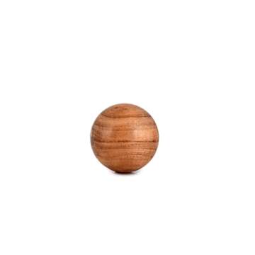 BHAVATU Acacia Wood Decorative Ball Set 10-Piece