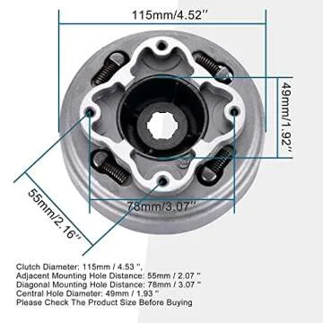 GOOFIT Heavy Duty Manual Clutch Set for 50cc 70cc 90cc 110cc 125cc Dirt Pit Bike