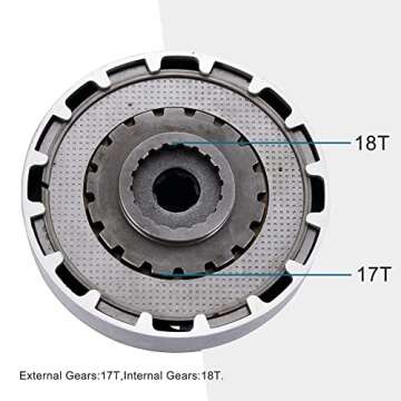 GOOFIT Heavy Duty Manual Clutch Set for 50cc 70cc 90cc 110cc 125cc Dirt Pit Bike