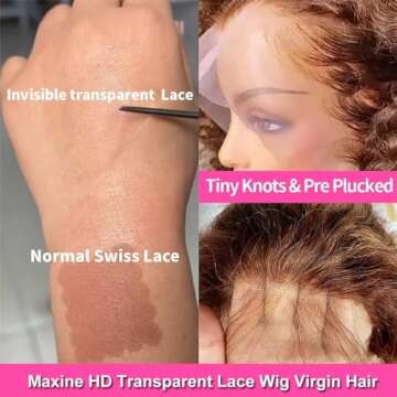 Maxine 14A Ombre Lace Front Wig 28 Inch Remy Hair