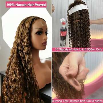 Maxine 14A Ombre Lace Front Wig 28 Inch Remy Hair