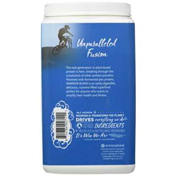 Sunwarrior Warrior Blend Powder, Chocolate, 2.2 Pound