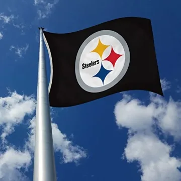 Official NFL Pittsburgh Steelers Banner Flag - 3x5 Feet