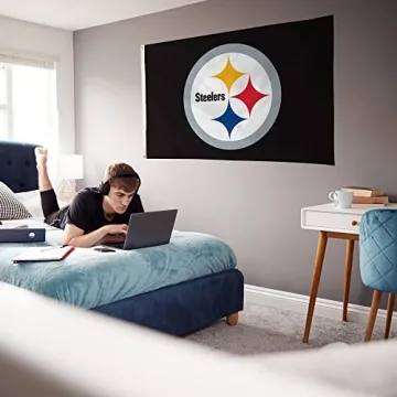 Official NFL Pittsburgh Steelers Banner Flag - 3x5 Feet