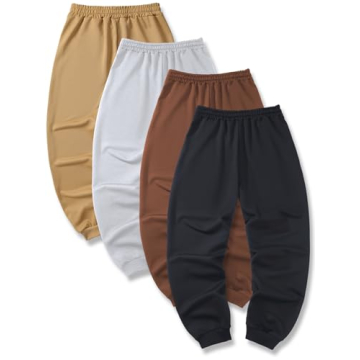 Alltony Men's 4-Piece Sweatpants Set Comfortable Stylish All Seasons