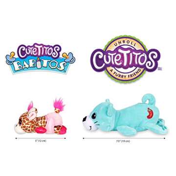 Basic Fun Cutetitos - Surprise Stuffed Animals - Collectible Plush - Series 2 - Great Gift for Girls & Boys, 7.5 inches