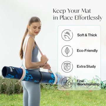 Tumaz Yoga Mat Strap - Durable & Comfy Carrier for Yoga