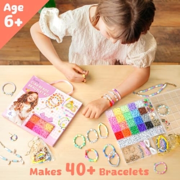 Paodey Bracelet Making Kit for Creative Kids Ages 6-13