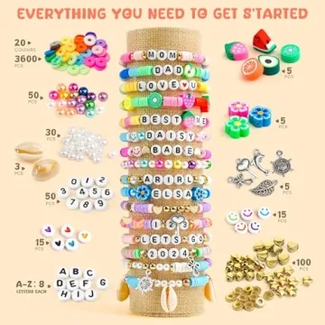 Paodey Bracelet Making Kit for Creative Kids Ages 6-13