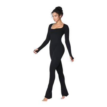 Sunzel Flare Jumpsuit: Stylish & Comfortable Workout Wear for Women