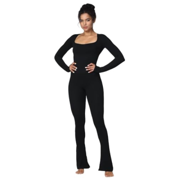 Sunzel Flare Jumpsuit Stylish Comfort Workout Wear