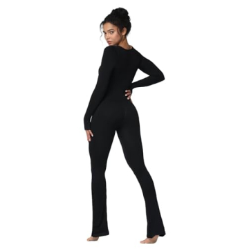 Sunzel Flare Jumpsuit Stylish Comfort Workout Wear