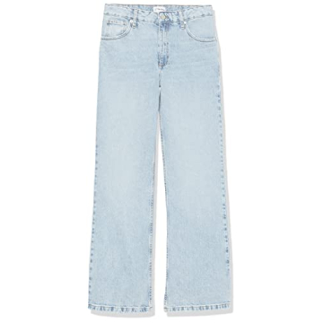 Light Indigo Keagan Wide Leg Jeans by The Drop - Stylish & Comfortable