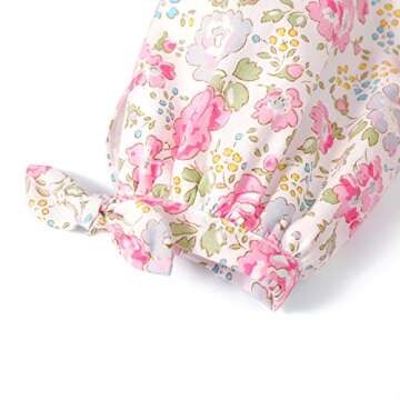 Flofallzique Floral Toddler Romper for Baby Girls